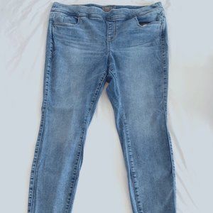 Torrid Lean Jean/Jegging Size 18 Short Medium Wash